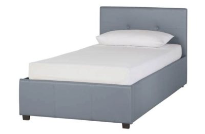 Hygena Emelie Single Ottoman Bedframe - Grey